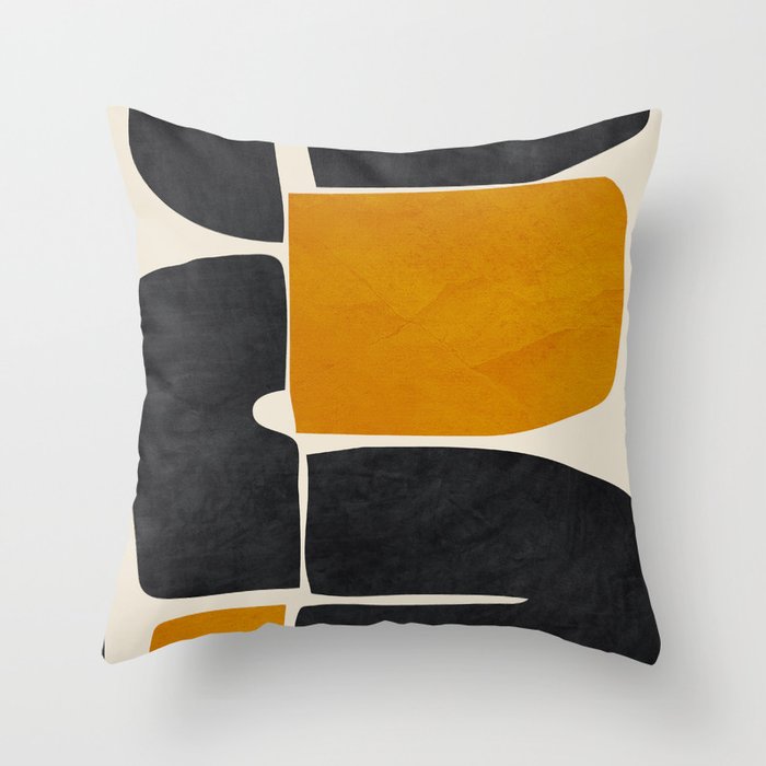 Modern Abstract Minimal Shapes 216 Throw Pillow Gallery Image 6