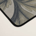 William Morris Style Forest Tales Cabincore Pattern Beige Desk Mat Gallery Image 4