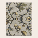 William Morris Style Forest Tales Cabincore Pattern Beige Notebook Gallery Image 4