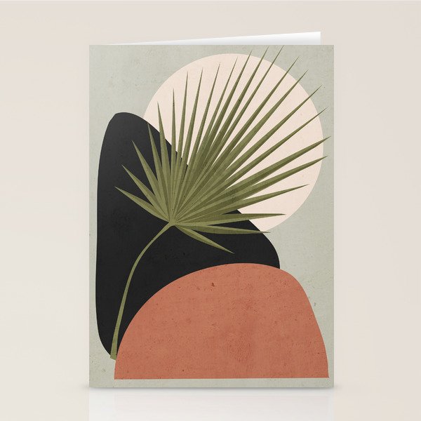Tropical Leaf- Abstract Art 5 Stationery Card Gallery Image 2