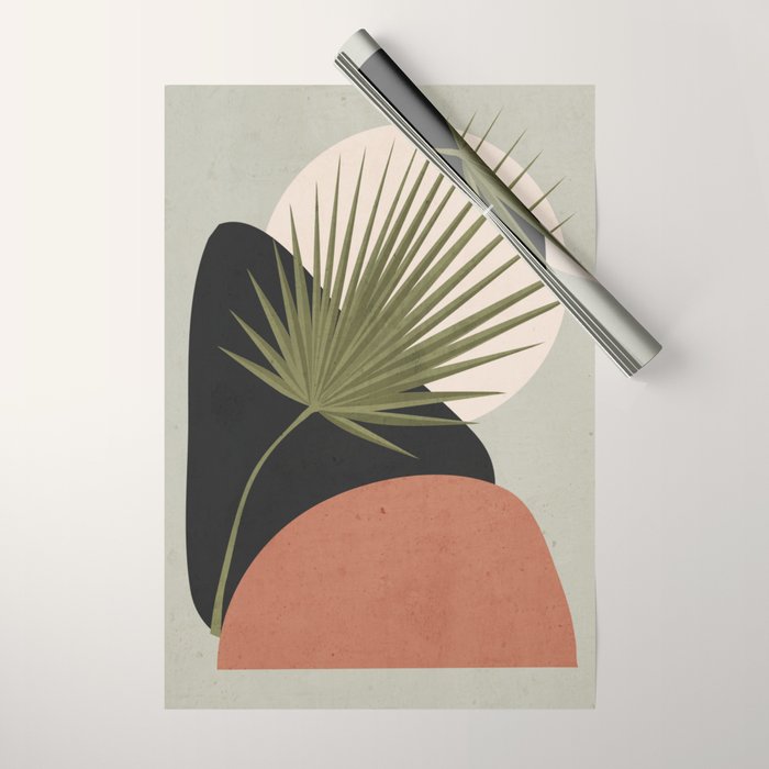 Tropical Leaf- Abstract Art 5 Wrapping Paper Gallery Image 1