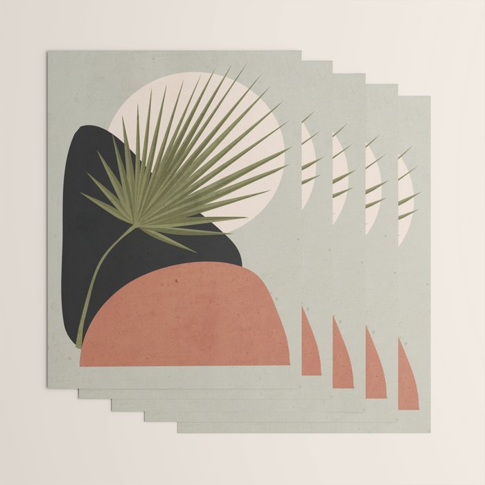 Tropical Leaf- Abstract Art 5 Wrapping Paper Gallery Image 3