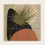 Tropical Leaf- Abstract Art 5 Wood Wall Art Gallery Image 1