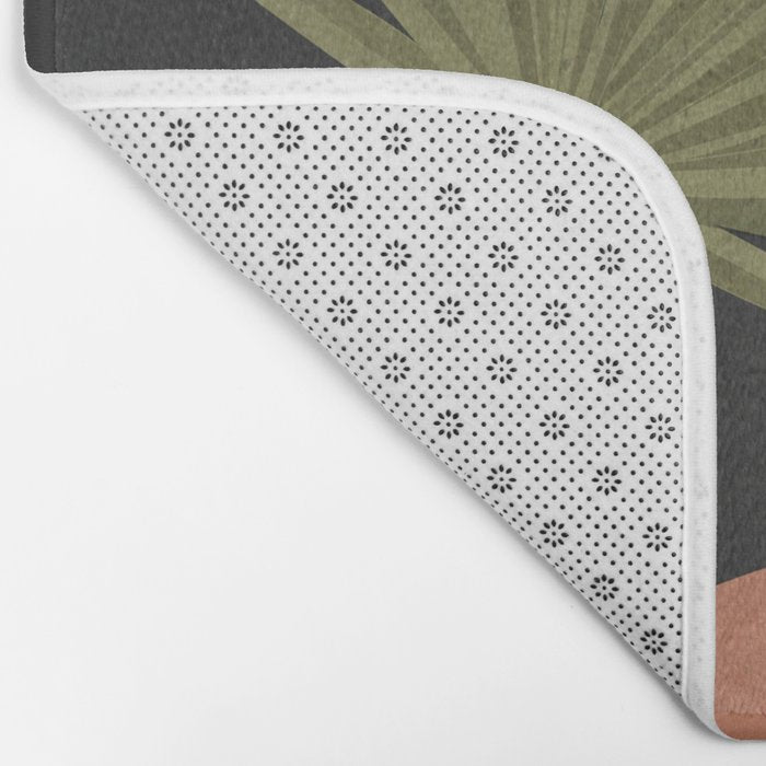 Tropical Leaf- Abstract Art 5 Bath Mat Gallery Image 2