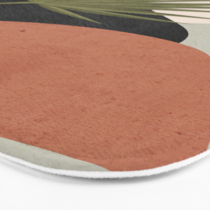 Tropical Leaf- Abstract Art 5 Bath Mat Gallery Image 3