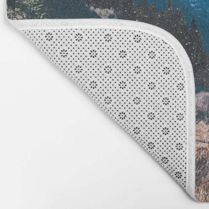1960's Style Mountain Collage Bath Mat Gallery Image 2
