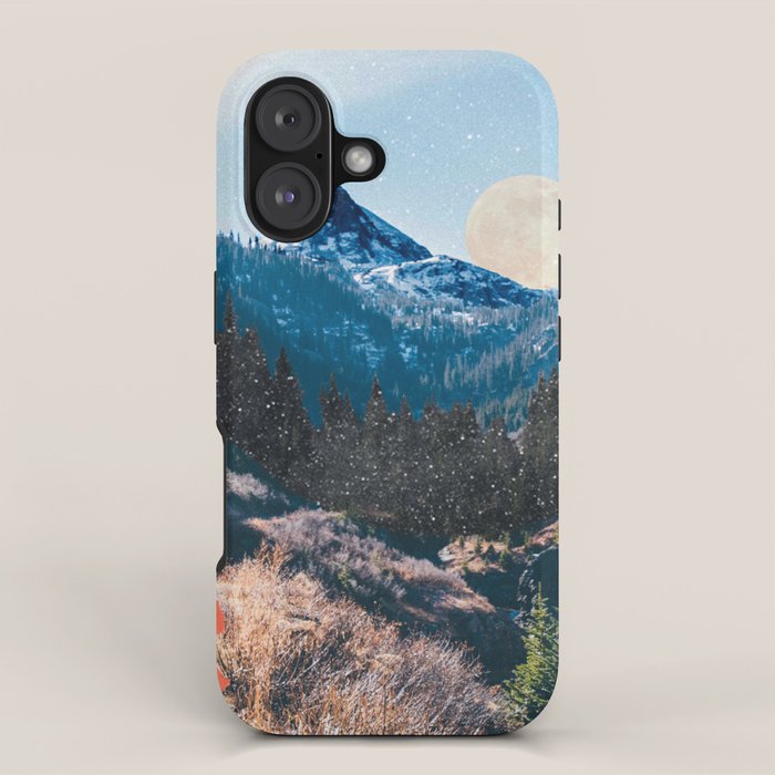 1960's Style Mountain Collage iPhone Case Gallery Image 1