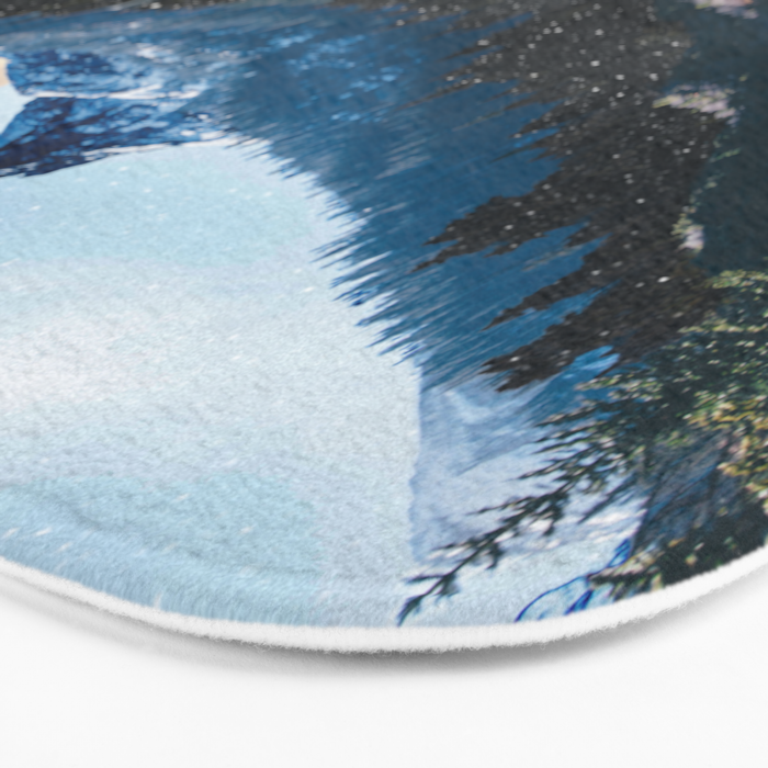 1960's Style Mountain Collage Bath Mat Gallery Image 3