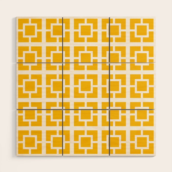 Mid Century Pattern 01A Wood Wall Art Gallery Image 1