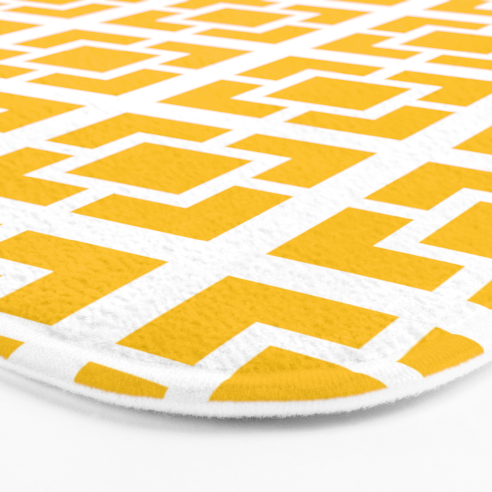 Mid Century Pattern 01A Bath Mat Gallery Image 3