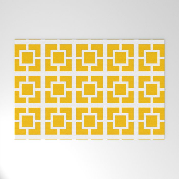 Mid Century Pattern 01A Welcome Mat Gallery Image 1