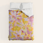 Watercolor Blooms #2 Comforter Gallery Image 6