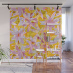 Watercolor Blooms #2 Wall Mural Gallery Image 1
