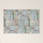 New York watercolor Welcome Mat Gallery Image 1