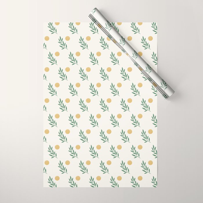 Leaf Sun 1 Wrapping Paper Gallery Image 1
