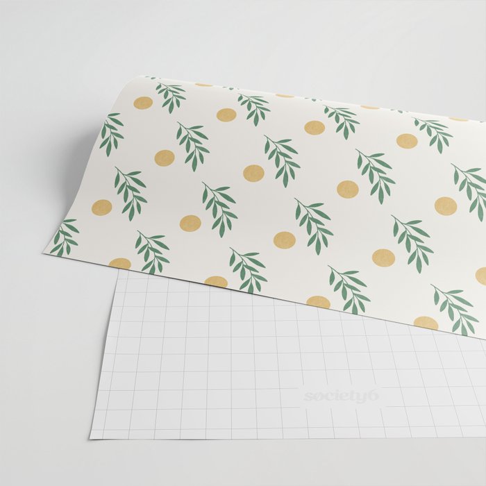 Leaf Sun 1 Wrapping Paper Gallery Image 2