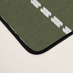 Dashed Lines (Olive Green) Desk Mat Gallery Image 4