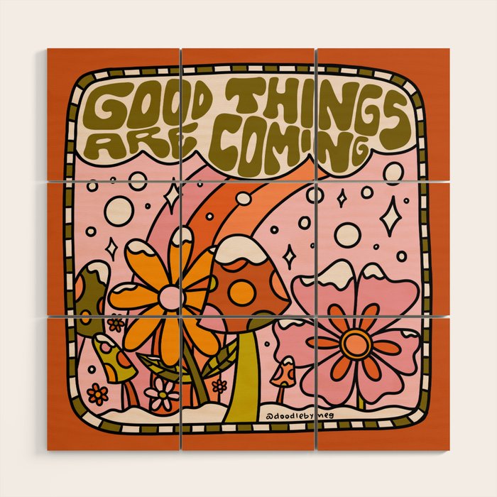 Good Things Are Coming Wood Wall Art Gallery Image 1