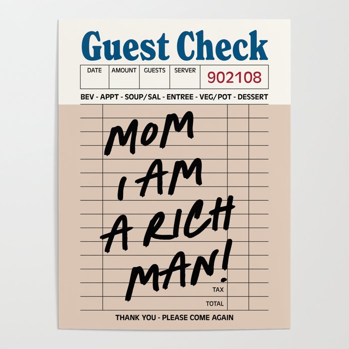Mom i am a rich man Poster Gallery Image 4