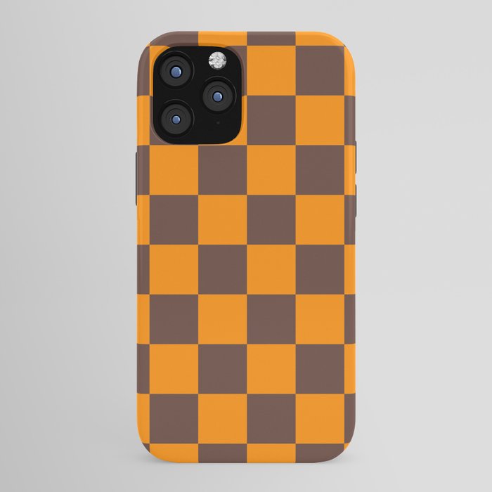 Chocolate x Tangerine Mixed Checker iPhone Case Gallery Image 43