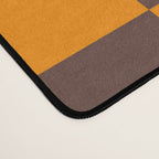 Chocolate x Tangerine Mixed Checker Desk Mat Gallery Image 4