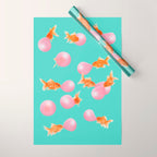 BUBBLEGUM GOLDFISH Wrapping Paper Gallery Image 1