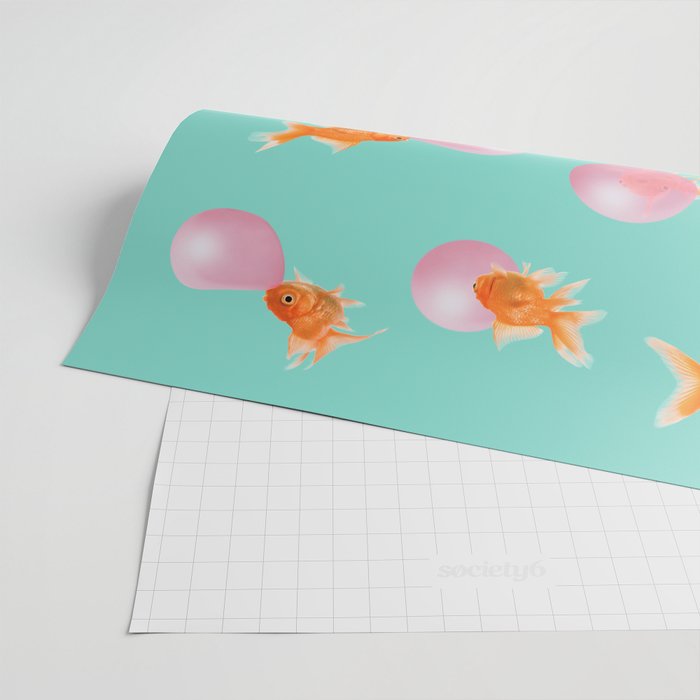 BUBBLEGUM GOLDFISH Wrapping Paper Gallery Image 2