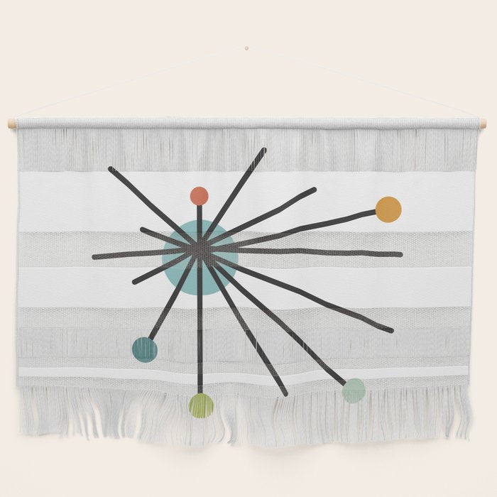 Vintage Atomic Age Mid Century Modern Wall Hanging Gallery Image 1