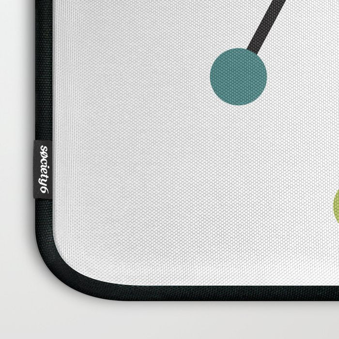 Vintage Atomic Age Mid Century Modern Laptop Sleeve Gallery Image 3