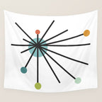 Vintage Atomic Age Mid Century Modern Wall Tapestry Gallery Image 4