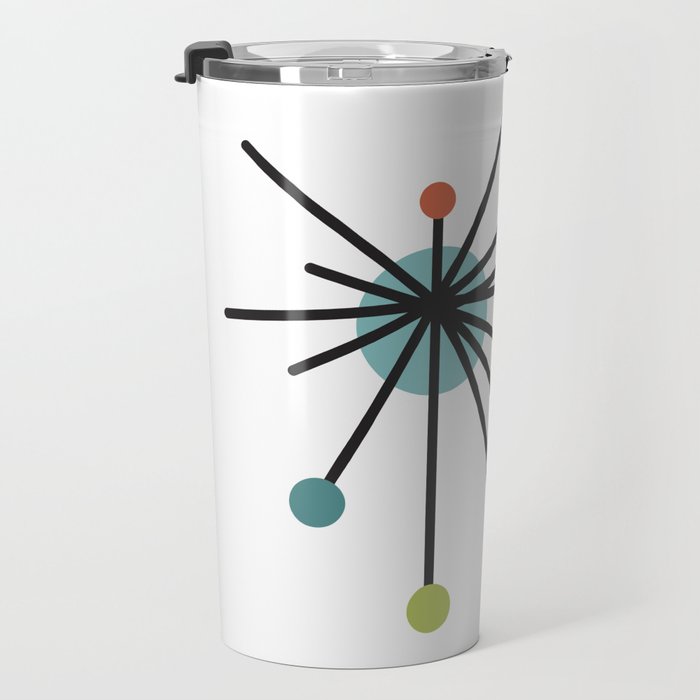 Vintage Atomic Age Mid Century Modern Travel Mug Gallery Image 3