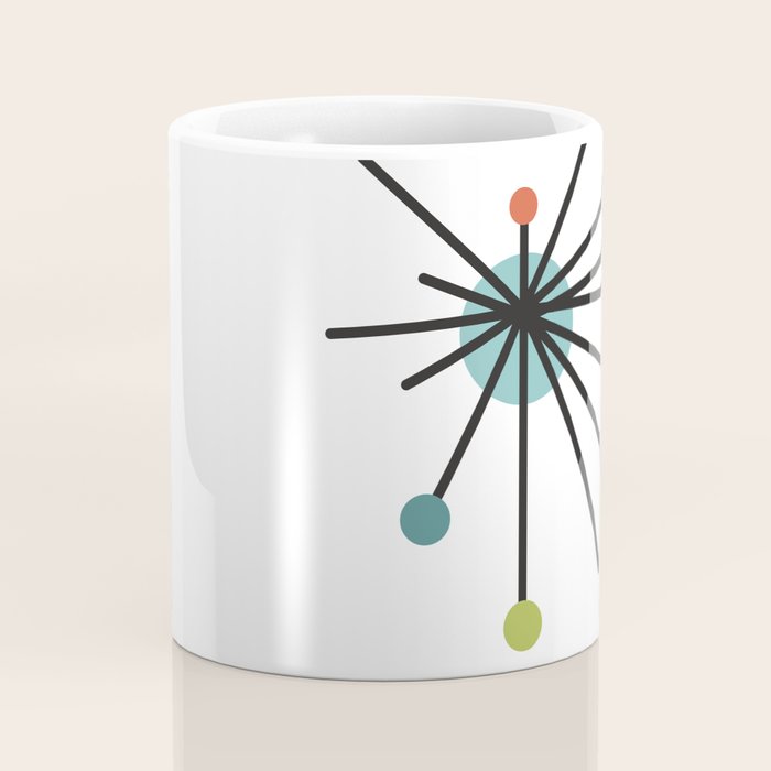 Vintage Atomic Age Mid Century Modern Coffee Mug Gallery Image 4