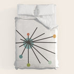 Vintage Atomic Age Mid Century Modern Duvet Cover Gallery Image 6