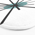 Vintage Atomic Age Mid Century Modern Bath Mat Gallery Image 3