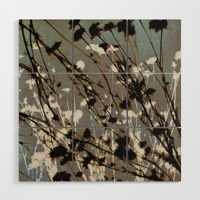 Magic in the Ordinary #12 / Cyan & Grey Wood Wall Art Gallery Image 1