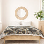 Magic in the Ordinary #12 / Cyan & Grey Duvet Cover Gallery Image 3