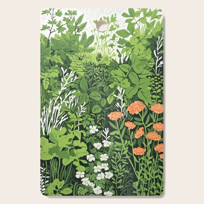Small Green Gamble Cutting Board Gallery Image 1