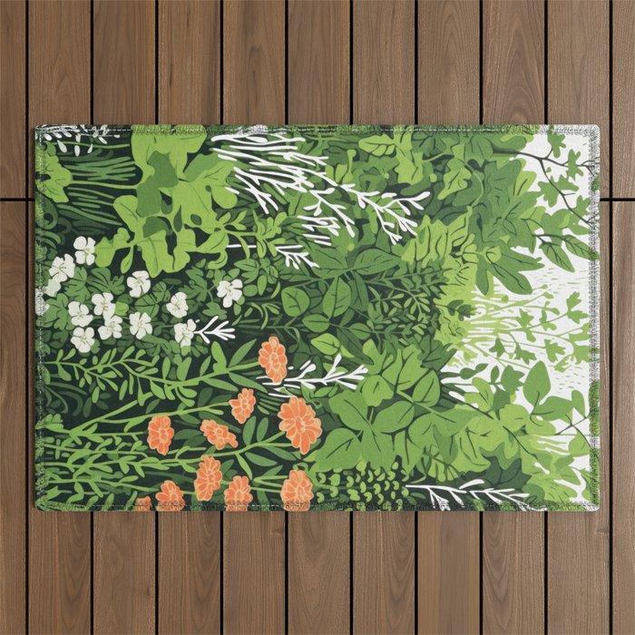 Small Green Gamble Outdoor Rug Gallery Image 1