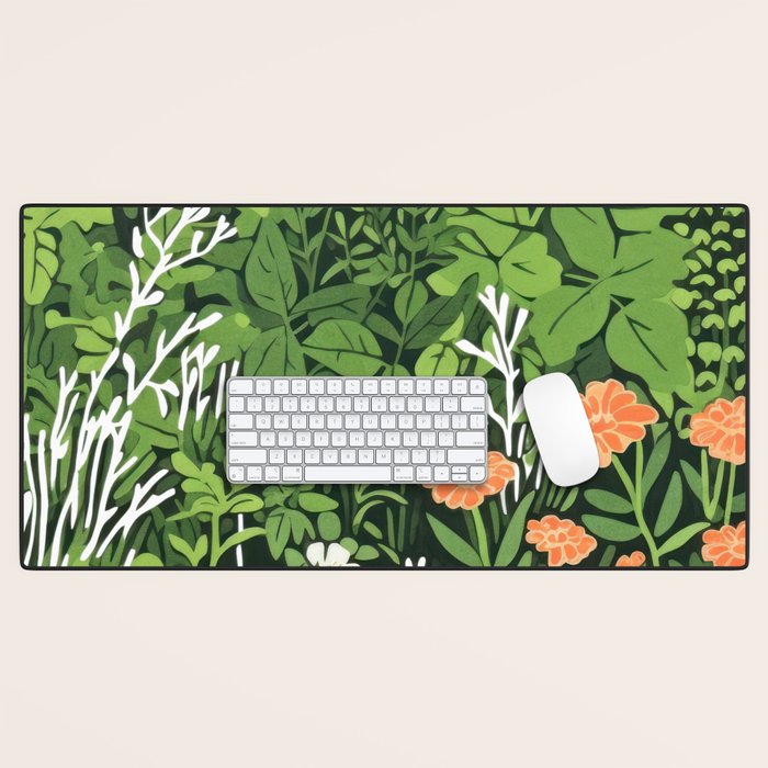 Small Green Gamble Desk Mat Gallery Image 1