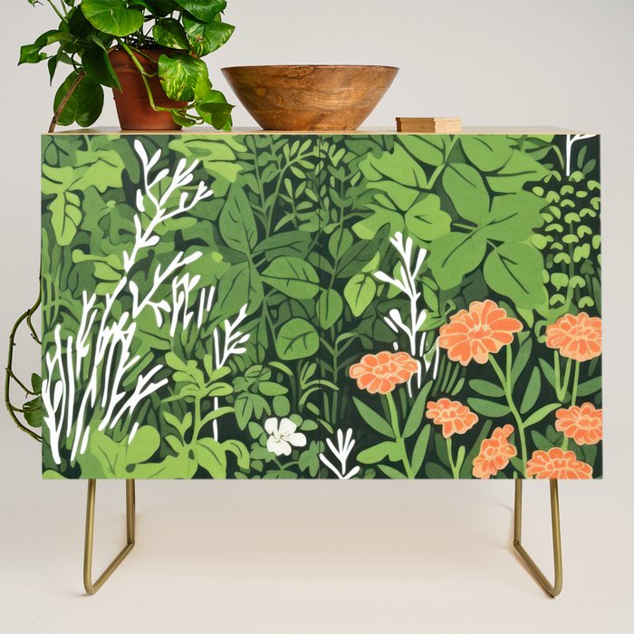Small Green Gamble Credenza Gallery Image 1