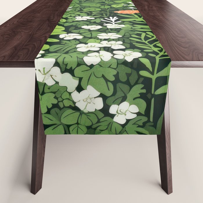 Small Green Gamble Table Runner Gallery Image 1