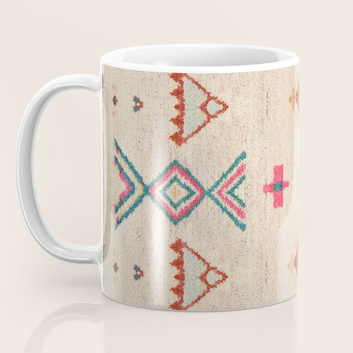 Vintage Moroccan Berber Carpet Coffee Mug Gallery Image 3