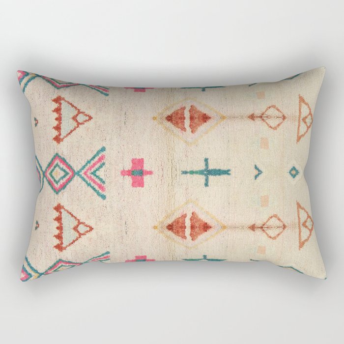 Vintage Moroccan Berber Carpet Rectangular Pillow Gallery Image 1