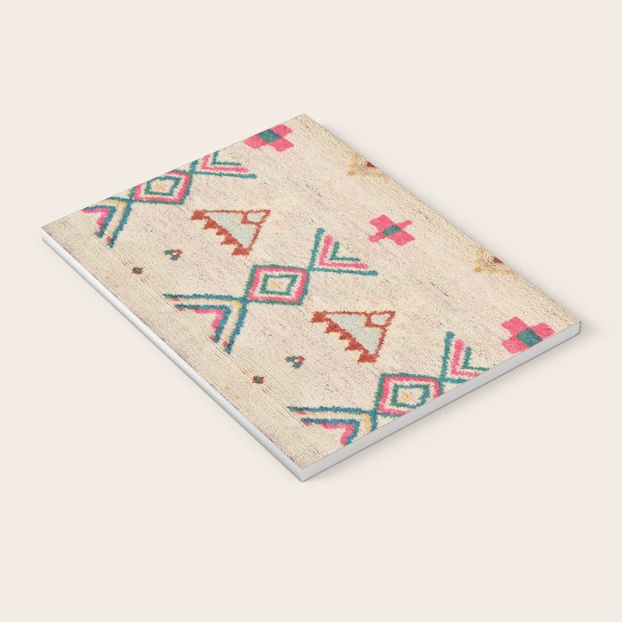 Vintage Moroccan Berber Carpet Notebook Gallery Image 3