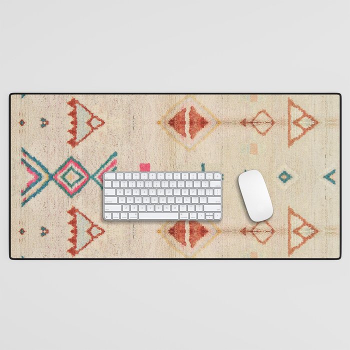 Vintage Moroccan Berber Carpet Desk Mat Gallery Image 1