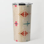 Vintage Moroccan Berber Carpet Travel Mug Gallery Image 1