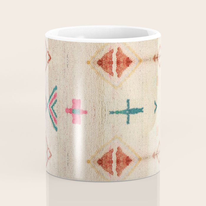 Vintage Moroccan Berber Carpet Coffee Mug Gallery Image 4