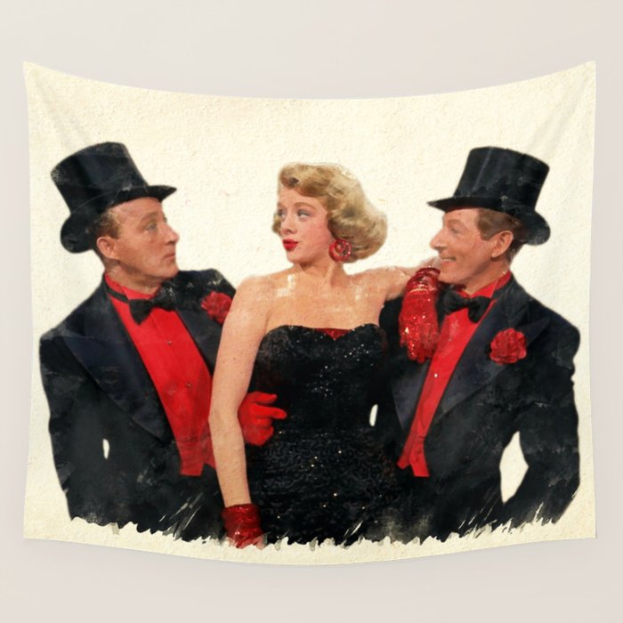 Mister Bones (White Christmas) Wall Tapestry Gallery Image 4