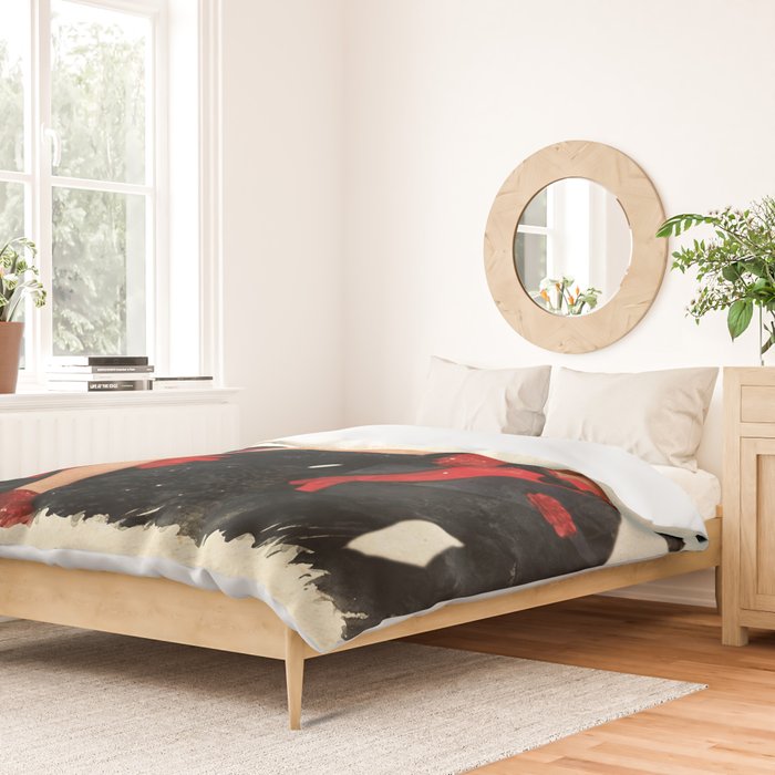 Mister Bones (White Christmas) Duvet Cover Gallery Image 2