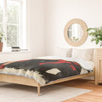 Mister Bones (White Christmas) Duvet Cover Gallery Image 2